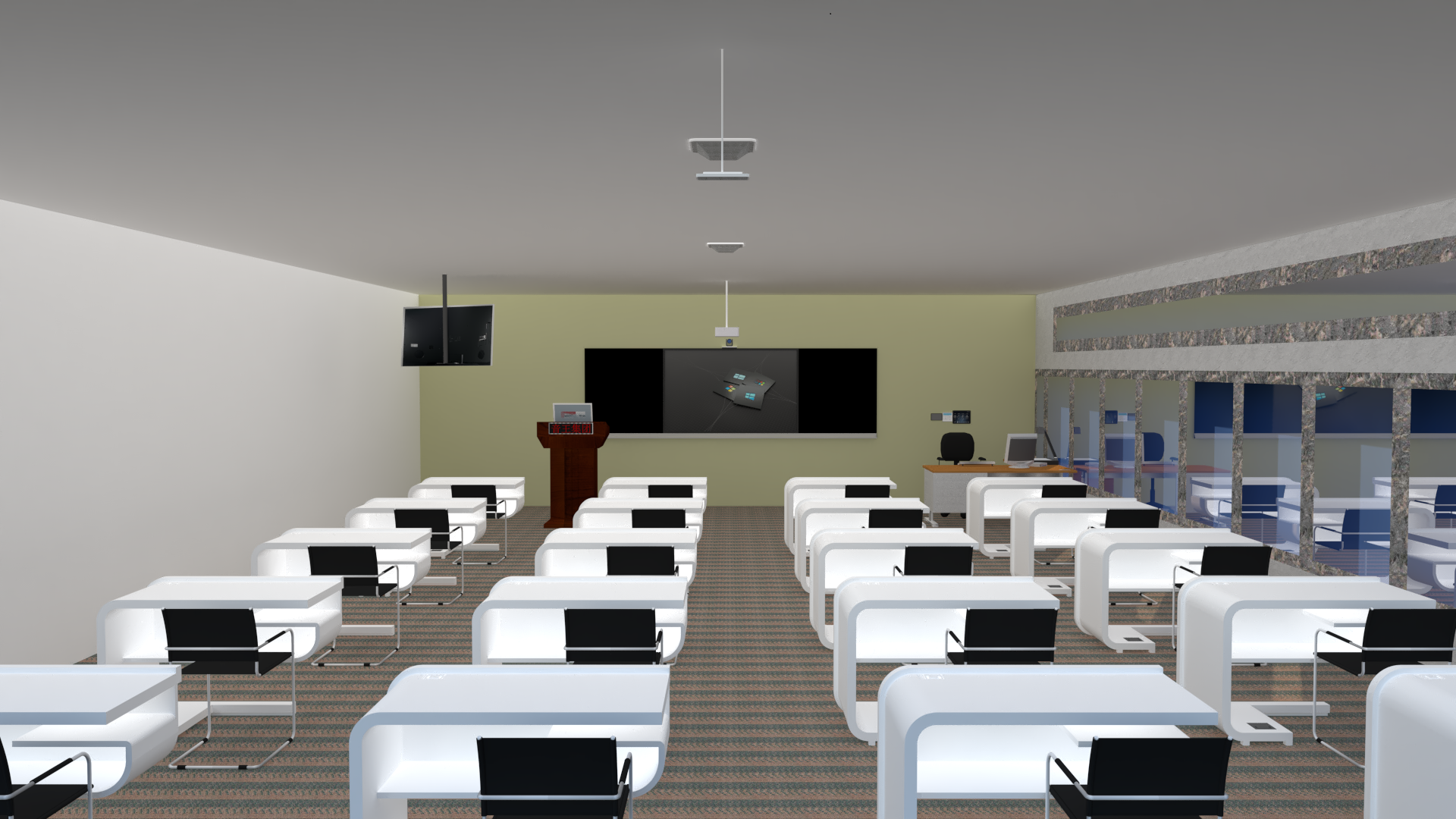 錄播教室（80-90m2）